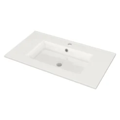 Modulo Badkamermeubel Met Wastafel | 80 Cm Hoogglans Wit Greeploos Front Keramiek 1 Lade -Badkamer Verkoop modulo badkamermeubel met wastafel 80 cm hoogglans wit greeploos front keramiek 1 lade bmw11 00058 2