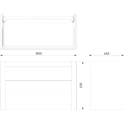 Modulo Plato Badkamermeubel Voor Waskom | 100 Cm Lichtgrijs Eiken Kader Front Lichtgrijs Eiken Blad 2 Lades Onder Elkaar -Badkamer Verkoop modulo plato badkamermeubel voor waskom 100 cm lichtgrijs eiken kader front lichtgrijs eiken blad 2 lades onder elkaar bmk17 00053 6