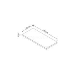 Modulo Plato Badkamermeubel Voor Waskom | 100 Cm Middengrijs Vlak Front Grijs Eiken Blad 1 Lade -Badkamer Verkoop modulo plato badkamermeubel voor waskom 100 cm middengrijs vlak front grijs eiken blad 1 lade bmk11 00393 5