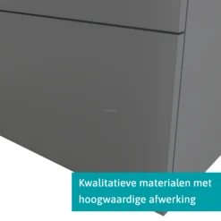 Modulo Plato Badkamermeubel Voor Waskom | 100 Cm Middengrijs Vlak Front Lichtgrijs Beton Blad 1 Lade -Badkamer Verkoop modulo plato badkamermeubel voor waskom 100 cm middengrijs vlak front lichtgrijs beton blad 1 lade bmk11 00396 3