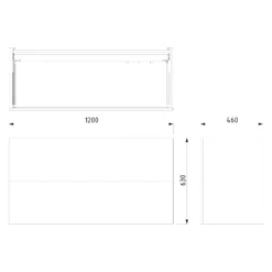 Modulo Plato Badkamermeubel Voor Waskom | 120 Cm Lichtbruin Eiken Vlak Front Lichtbruin Eiken Blad 2 Lades Onder Elkaar -Badkamer Verkoop modulo plato badkamermeubel voor waskom 120 cm lichtbruin eiken vlak front lichtbruin eiken blad 2 lades onder elkaar bmk17 00075 6
