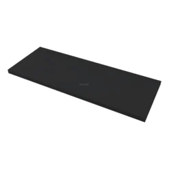 Modulo Plato Badkamermeubel Voor Waskom | 120 Cm Mat Wit Lamel Front Mat Zwart Blad 1 Lade -Badkamer Verkoop modulo plato badkamermeubel voor waskom 120 cm mat wit lamel front mat zwart blad 1 lade bmk11 00715 2
