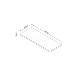 Modulo Plato Badkamermeubel Voor Waskom | 120 Cm Middengrijs Greeploos Front Hoogglans Zwart Blad 1 Lade -Badkamer Verkoop modulo plato badkamermeubel voor waskom 120 cm middengrijs greeploos front hoogglans zwart blad 1 lade bmk11 00416 5
