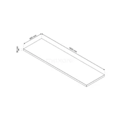 Modulo Plato Badkamermeubel Voor Waskom | 160 Cm Lichtbruin Eiken Greeploos Front Lichtbruin Eiken Blad 2 Lades Naast Elkaar -Badkamer Verkoop modulo plato badkamermeubel voor waskom 160 cm lichtbruin eiken greeploos front lichtbruin eiken blad 2 lades naast elkaar bmk12 01373 3