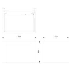 Modulo Plato Badkamermeubel Voor Waskom | 60 Cm Eiken Kader Front Lichtbruin Eiken Blad 1 Lade -Badkamer Verkoop modulo plato badkamermeubel voor waskom 60 cm eiken kader front lichtbruin eiken blad 1 lade bmk11 01080 6