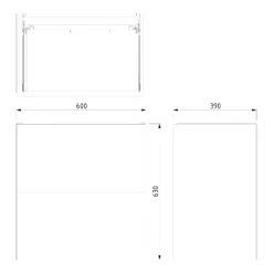 Modulo Plato Slim Badkamermeubel Voor Waskom | 60 Cm Lichtgrijs Beton Vlak Front Lichtgrijs Beton Blad 2 Lades Onder Elkaar -Badkamer Verkoop modulo plato slim badkamermeubel voor waskom 60 cm lichtgrijs beton vlak front lichtgrijs beton blad 2 lades onder elkaar bmk37 00063 6