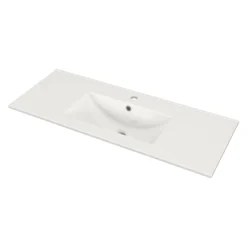 Modulo Slim Badkamermeubel Met Wastafel | 100 Cm Mat Zwart Greeploos Front Keramiek 2 Lades Onder Elkaar -Badkamer Verkoop modulo slim badkamermeubel met wastafel 100 cm mat zwart greeploos front keramiek 2 lades onder elkaar bmw37 00547 2