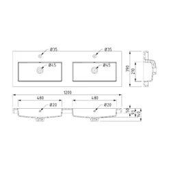 Modulo Slim Badkamermeubel Met Wastafel | 120 Cm Eiken Greeploos Front Mineraalmarmer 2 Lades Onder Elkaar -Badkamer Verkoop modulo slim badkamermeubel met wastafel 120 cm eiken greeploos front mineraalmarmer 2 lades onder elkaar bmw37 00792 5
