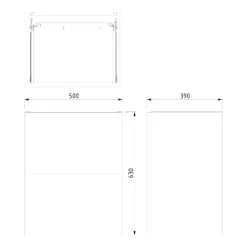 Modulo Slim Badkamermeubel Met Wastafel | 50 Cm Eiken Vlak Front Mineraalmarmer 2 Lades Onder Elkaar -Badkamer Verkoop modulo slim badkamermeubel met wastafel 50 cm eiken vlak front mineraalmarmer 2 lades onder elkaar bmw37 00041 6