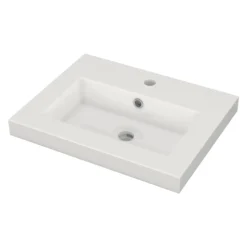 Modulo Slim Badkamermeubel Met Wastafel | 50 Cm Grijs Eiken Kader Front Mineraalmarmer 2 Lades Onder Elkaar -Badkamer Verkoop modulo slim badkamermeubel met wastafel 50 cm grijs eiken kader front mineraalmarmer 2 lades onder elkaar bmw37 00059 2