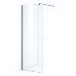 Onyx Inloopdouche | 80 Cm Chroom Helder Glas Vaste Wand