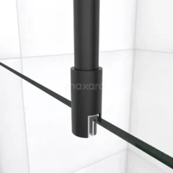 Pearl Inloopdouche | 120x100 Cm Mat Zwart Matglas 2 Vaste Wanden -Badkamer Verkoop pearl inloopdouche 120x100 cm mat zwart matglas 2 vaste wanden ipb1210707m 5