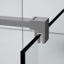 Pearl Inloopdouche | 90x100 Cm Helder Met Matte Strepen 2 Vaste Wanden -Badkamer Verkoop pearl inloopdouche 90x100 cm helder met matte strepen 2 vaste wanden ipb0910406c 5