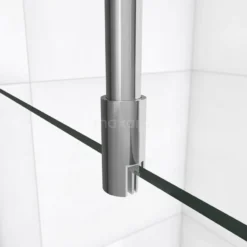 Pearl Inloopdouche | 90x90 Cm Chroom Helder Met Matte Strepen 2 Vaste Wanden -Badkamer Verkoop pearl inloopdouche 90x90 cm chroom helder met matte strepen 2 vaste wanden ipb0909706c 5