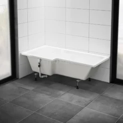 Pianosa Hoekbad | 160x85cm Acryl Glans Wit Links Met Panelen -Badkamer Verkoop pianosa hoekbad 160x85cm acryl glans wit links met panelen xz05 1670lg p 2