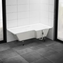 Pianosa Hoekbad | 160x85cm Acryl Glans Wit Rechts Met Panelen -Badkamer Verkoop pianosa hoekbad 160x85cm acryl glans wit rechts met panelen xz05 1670rg p 2