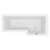 Pianosa Hoekbad | 180x85cm Acryl Glans Wit Rechts