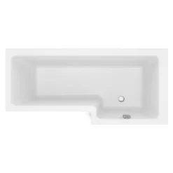 Pianosa Hoekbad | 180x85cm Acryl Glans Wit Rechts
