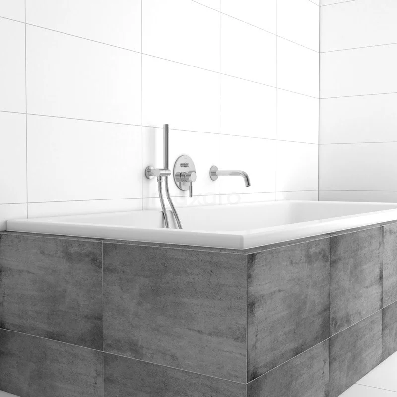 Ponza Ligbad | 200x90cm Acryl Glans Wit, Extra Diep 2 Ponza Ligbad | 200x90cm Acryl Glans Wit, Extra Diep - Afbeelding 2