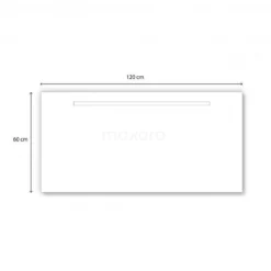 Primo Badkamerspiegel Met Ledverlichting | 120x60cm -Badkamer Verkoop primo badkamerspiegel met ledverlichting 120x60cm m31 1200 45505 4