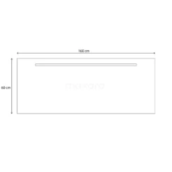 Primo Badkamerspiegel Met Ledverlichting | 160x60cm -Badkamer Verkoop primo badkamerspiegel met ledverlichting 160x60cm m31 1600 45505 3