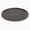 Radius Regendouche | Zwart Chroom 20 Cm Regendouche