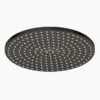 Radius Regendouche | Zwart Chroom 25 Cm Regendouche