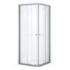 Ruby Allure Douchecabine | 70x70 Cm Chroom Helder Glas Schuifdeur Vierkant