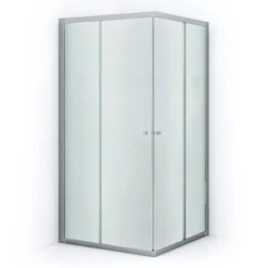 Ruby Allure Douchecabine | 80x80 Cm Chroom Matglas Schuifdeur Vierkant