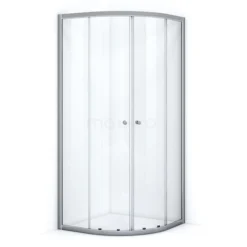 Ruby Allure Douchecabine | 90x90 Cm Chroom Helder Glas Schuifdeur Kwartrond