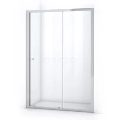 Ruby Allure Douchedeur | 135 Cm Chroom Helder Glas Schuifdeur