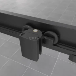 Ruby Allure Douchedeur | 145 Cm Mat Zwart Helder Glas Schuifdeur -Badkamer Verkoop ruby allure douchedeur 145 cm mat zwart helder glas schuifdeur s0880 1400m 3