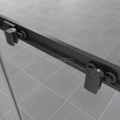 Ruby Allure Douchedeur | 180 Cm Mat Zwart Helder Glas Schuifdeur -Badkamer Verkoop ruby allure douchedeur 180 cm mat zwart helder glas schuifdeur s0820 1800m 2