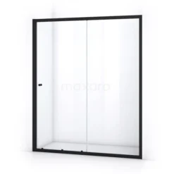 Ruby Allure Douchedeur | 180 Cm Mat Zwart Helder Glas Schuifdeur