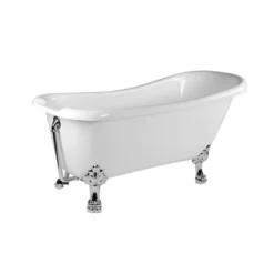 Salsola Vrijstaand Bad Op Pootjes | 168x70cm Acryl Glans Wit