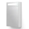 Spiegelkast Met Verlichting Filo 40x62,5cm Hoogglans Wit