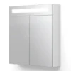 Spiegelkast Met Verlichting Filo 60x62,5cm Hoogglans Wit