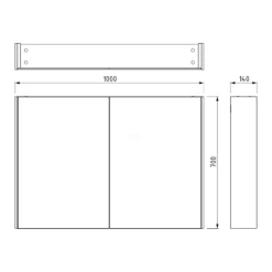 Spiegelkast Met Verlichting Modulo 100x70cm Eiken -Badkamer Verkoop spiegelkast met verlichting modulo 100x70cm eiken k99 1000 59009 32 5