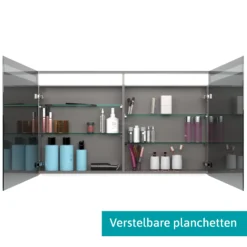 Spiegelkast Met Verlichting Modulo 120x70cm Mat Wit -Badkamer Verkoop spiegelkast met verlichting modulo 120x70cm mat wit k99 1200 59008 05 2