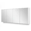 Spiegelkast Met Verlichting Modulo 180x70cm Mat Wit