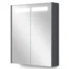 Spiegelkast Met Verlichting Modulo 60x70cm Donkergrijs