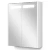 Spiegelkast Met Verlichting Modulo 60x70cm Hoogglans Wit