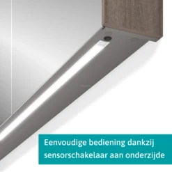 Spiegelkast Met Verlichting Modulo 90x70cm Eiken -Badkamer Verkoop spiegelkast met verlichting modulo 90x70cm eiken k99 0900 59009 32 3
