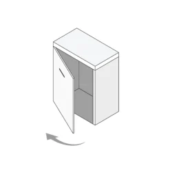 Toiletmeubel Met Waskom Keramiek Modulo Hoogglans Zwart Greeploos 41 Cm Donkerbruin Eiken Blad -Badkamer Verkoop toiletmeubel met waskom keramiek modulo hoogglans zwart greeploos 41 cm donkerbruin eiken blad tmk10 03251 2