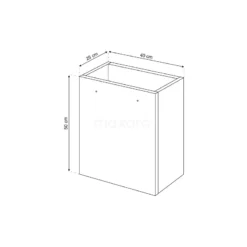 Toiletmeubel Met Waskom Quartz Modulo Eiken Kader 41 Cm Mat Zwart Blad -Badkamer Verkoop toiletmeubel met waskom quartz modulo eiken kader 41 cm mat zwart blad tmk10 04760 4