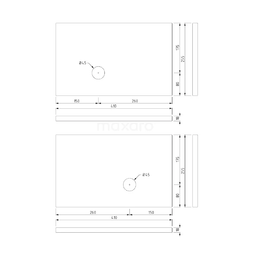 Toiletmeubel Met Waskom Solid Surface Modulo Mat Zwart Vlak 41 Cm Middengrijs Blad 6 Toiletmeubel Met Waskom Solid Surface Modulo Mat Zwart Vlak 41 Cm Middengrijs Blad - Afbeelding 6