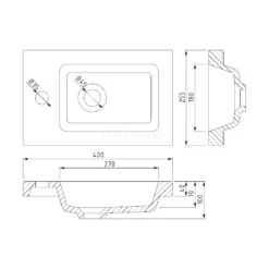 Toiletmeubel Met Wastafel Keramiek Modulo Hoogglans Wit 40 Cm -Badkamer Verkoop toiletmeubel met wastafel keramiek modulo hoogglans wit 40 cm tmw10 00145 5
