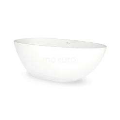 Tordino Vrijstaand Bad | 170x87cm Solid Surface Mat Wit