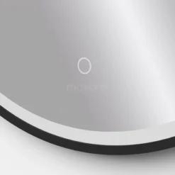 Vivo Badkamerspiegel Met Ledverlichting | 100 Cm Rond Zwart -Badkamer Verkoop vivo badkamerspiegel met ledverlichting 100 cm rond zwart m45 1000 43180 3