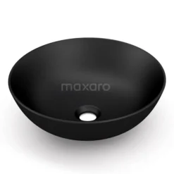 Waskom Clasico Keramiek Mat Zwart 39,5x13,5cm Rond